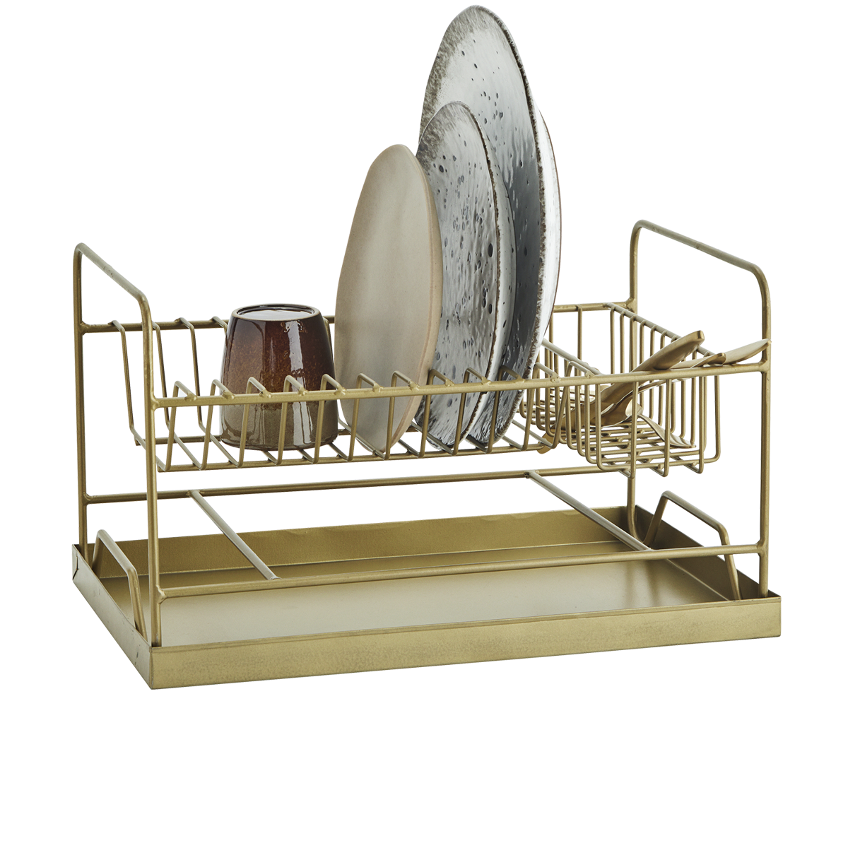 Iron dish rack