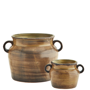 Stoneware flowerpot