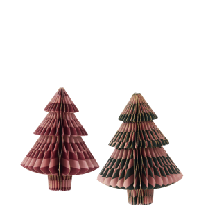 Striped paper christmas tree