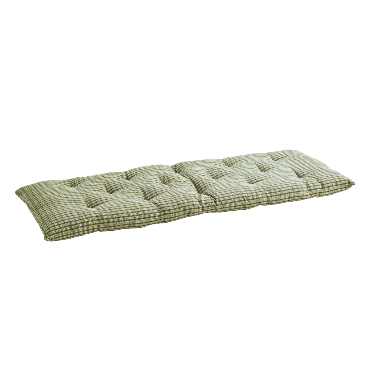 Checked woven cotton mattress