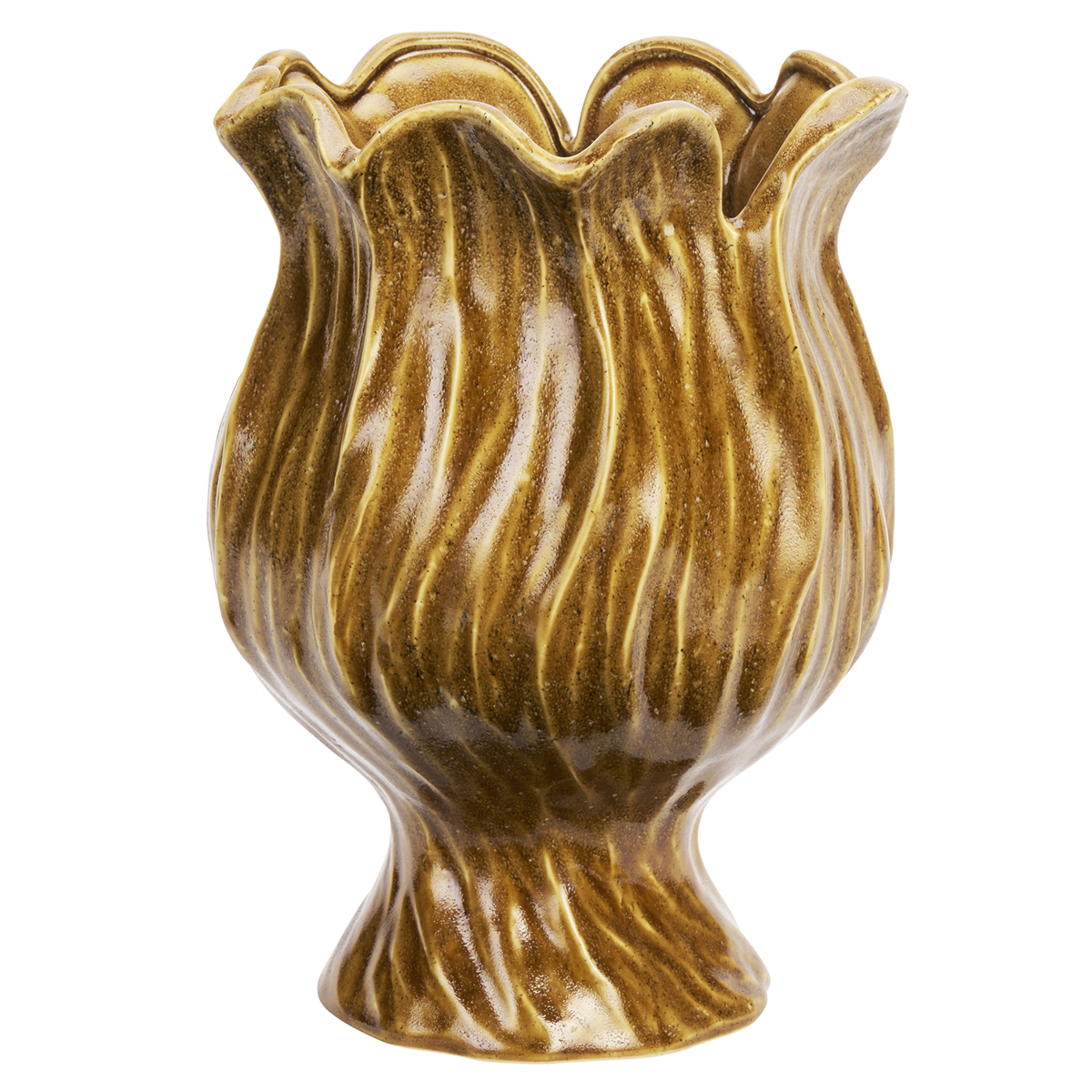 Stoneware flowerpot