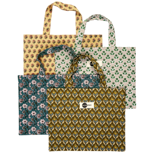 Printed tote bag