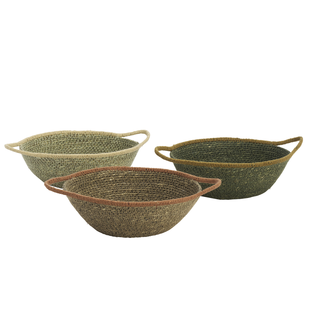 Seagrass basket w/ handles