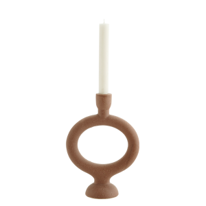 Stoneware candle holder