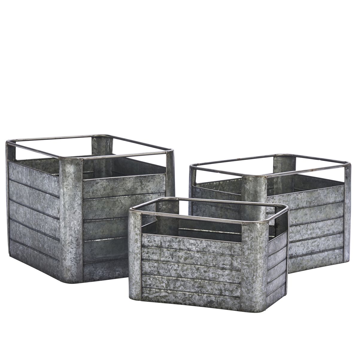 Square galvanized boxes