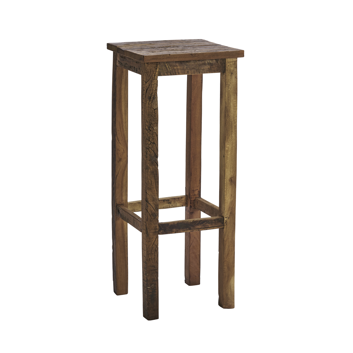 Recycled wooden side table