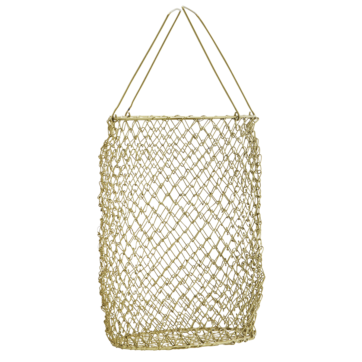 Iron wire basket w/ handles