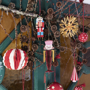 Hand-painted christmas soldier