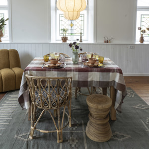 Handwoven cotton rug