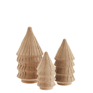 Handmade terracotta christmas trees