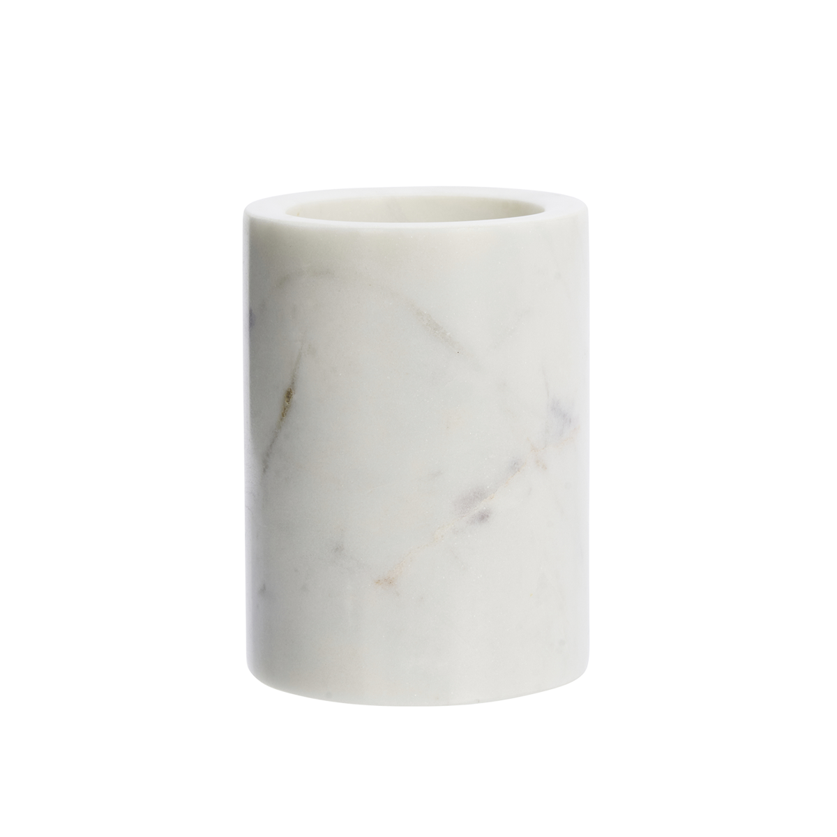 Round marble jar