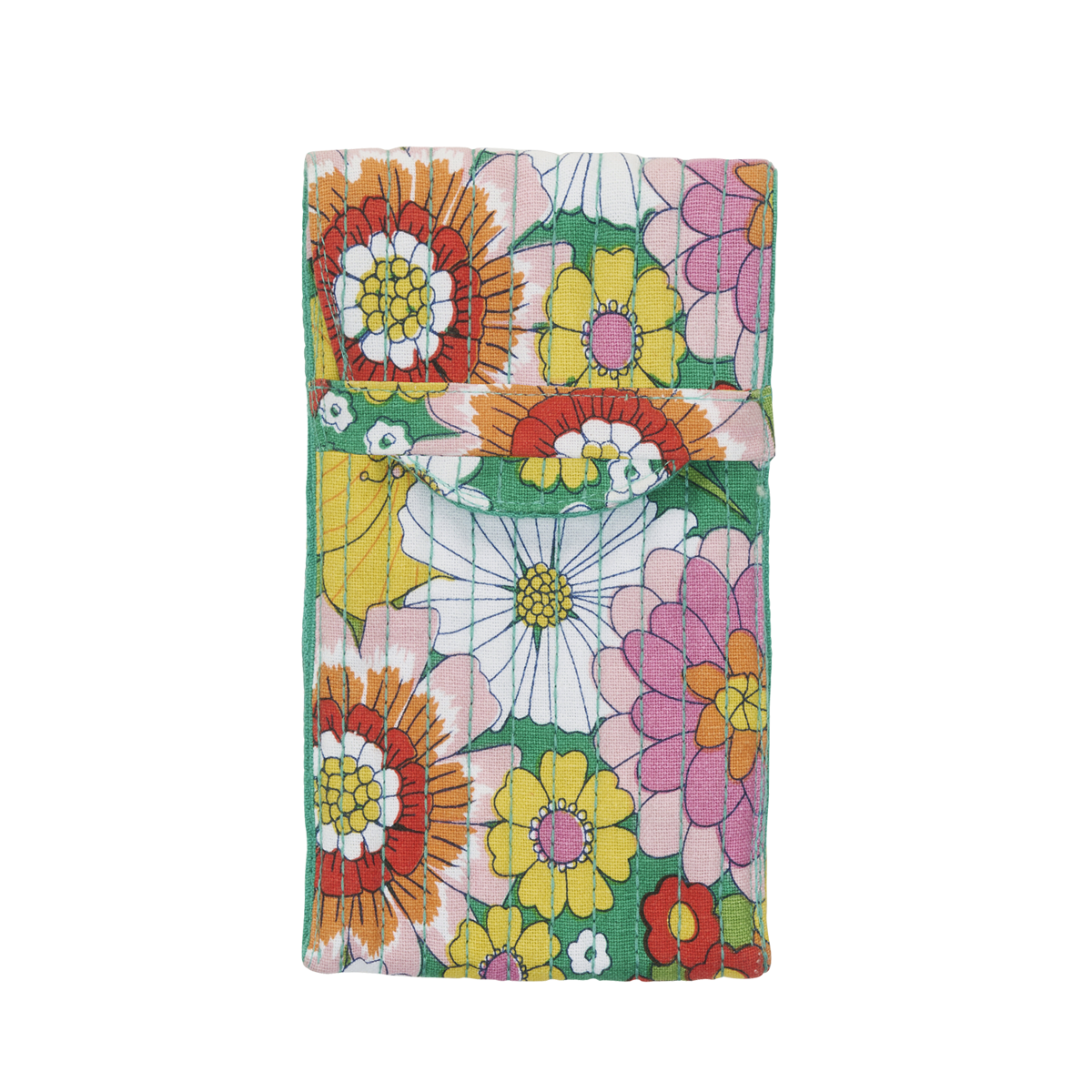 Quilted eyeglass cover