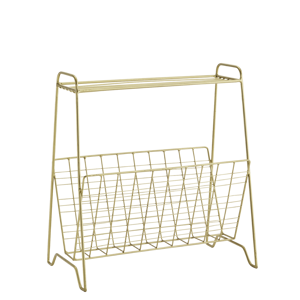 Iron magazine rack