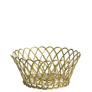 Round iron basket