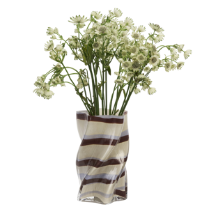 Twisted vase w/ stripes