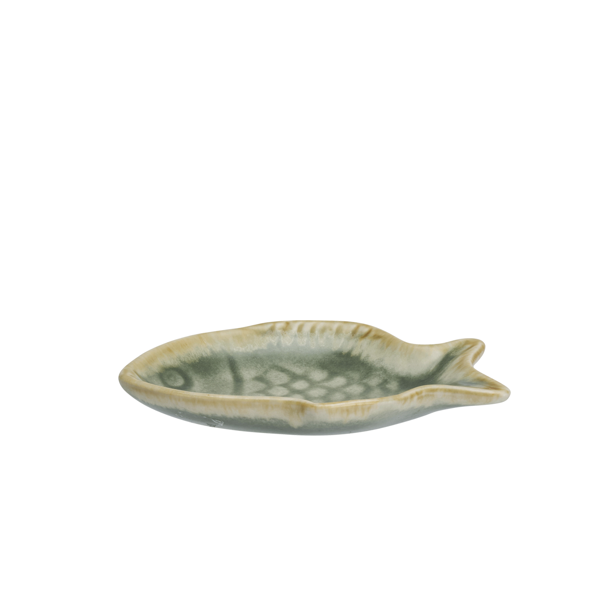 Stoneware fish tray