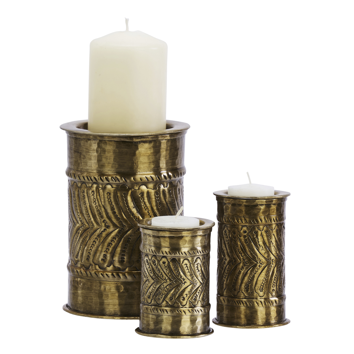 Aluminium candle stands