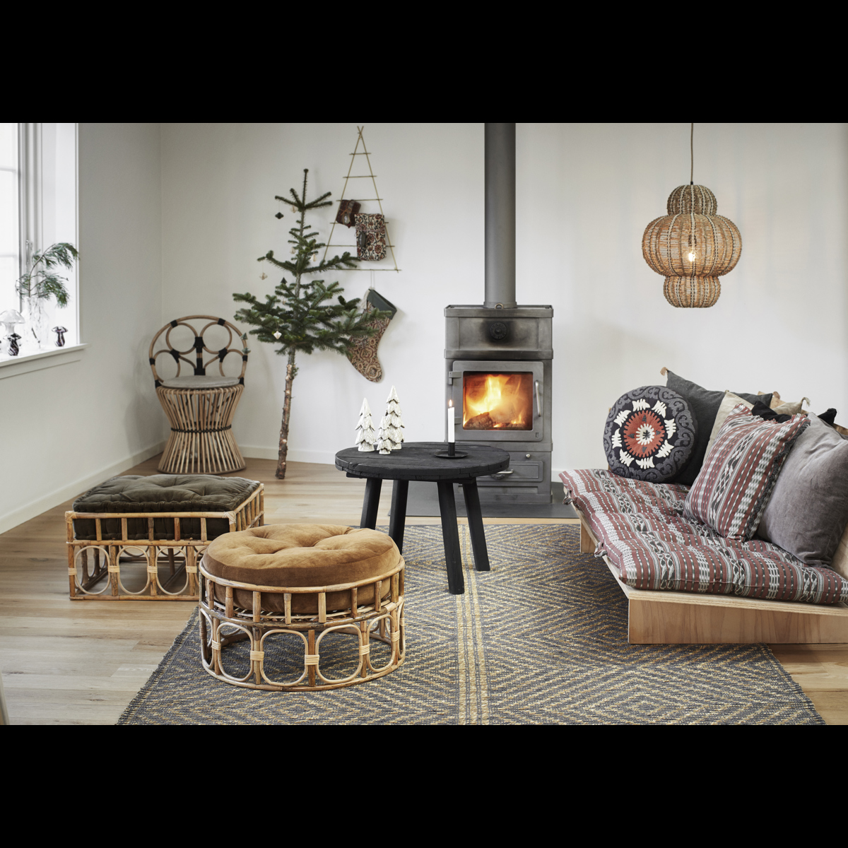 Recycled wooden coffee table