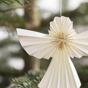 Hanging paper angel