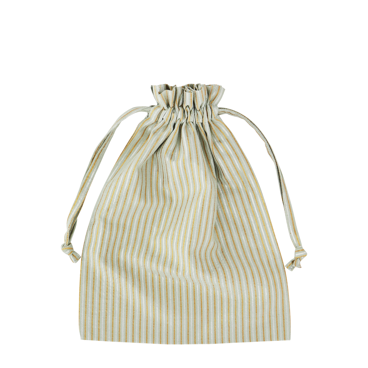 Striped cotton bag