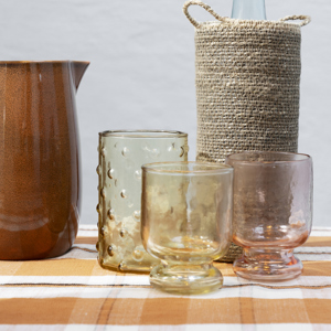 Dotted drinking glass