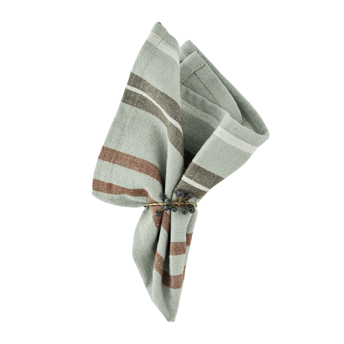 Striped cotton napkins