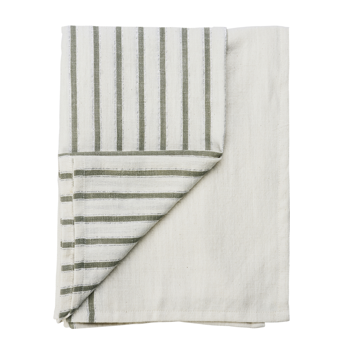 Striped table cloth