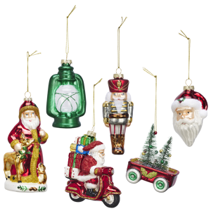 Glass christmas ornaments