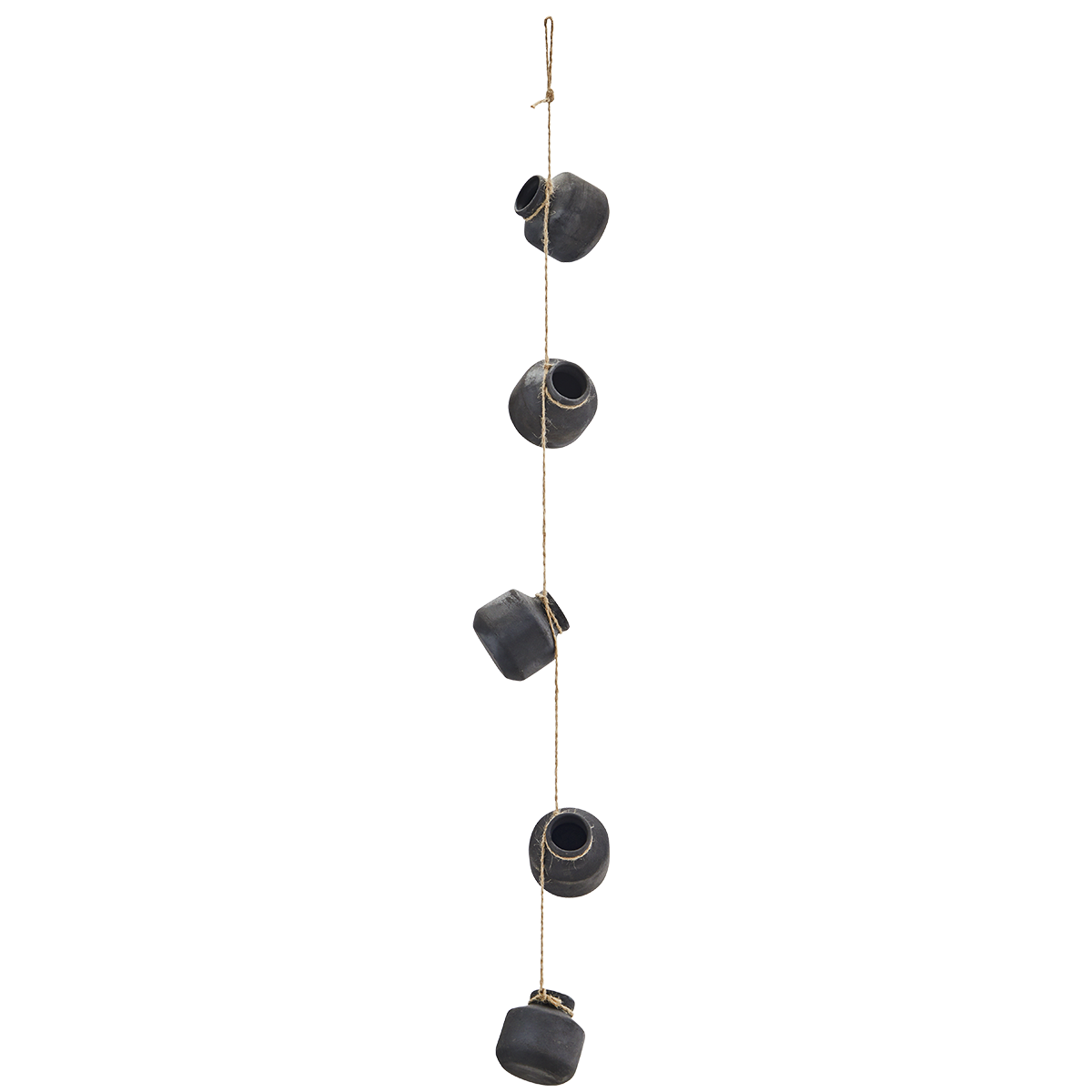 Hanging terracotta vases Hanging terracotta vases