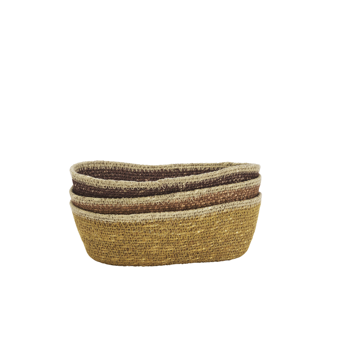 Oval seagrass basket 
