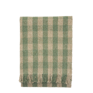 Recycled cotton throw