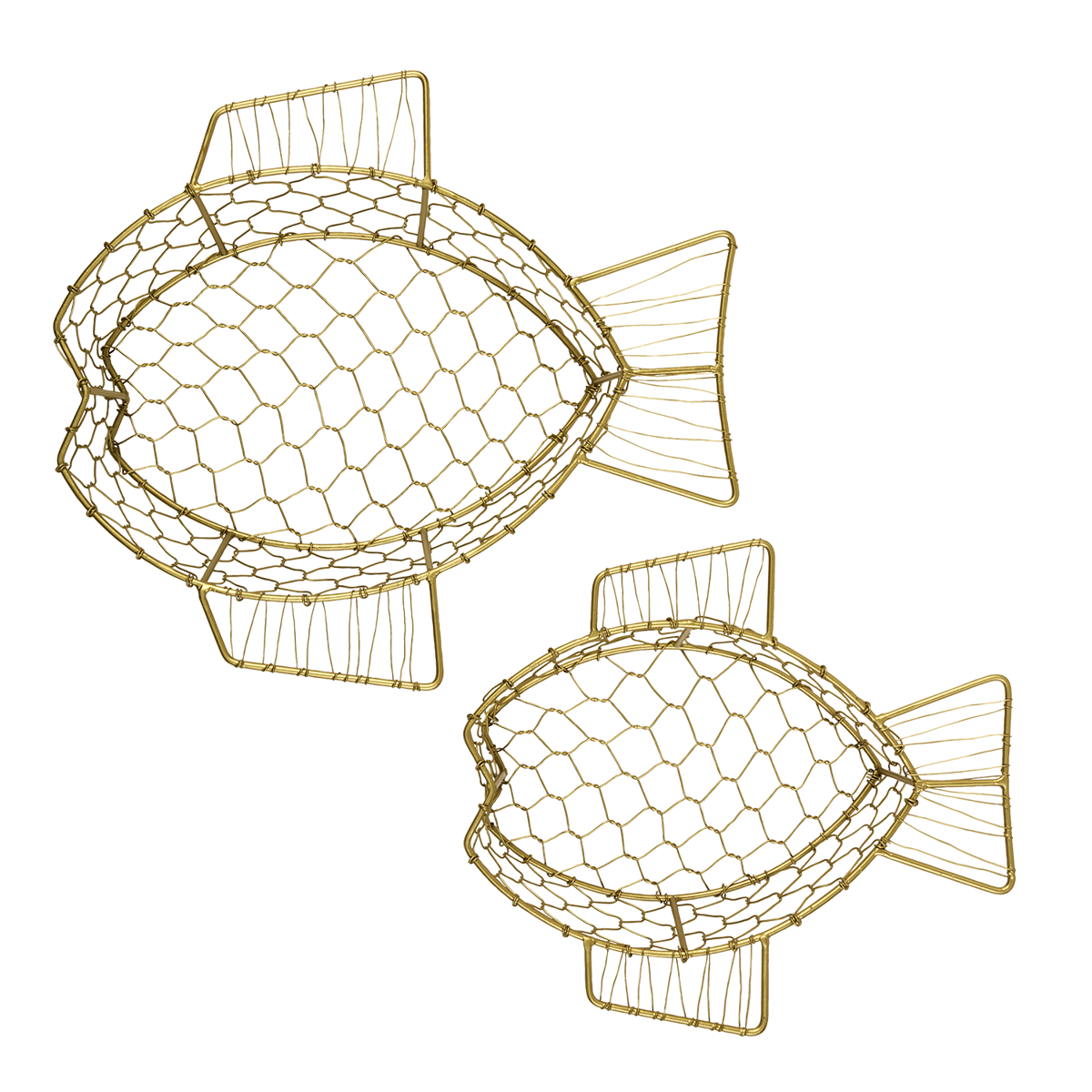 Iron wire fish baskets