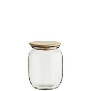 Glass jar w/ lid