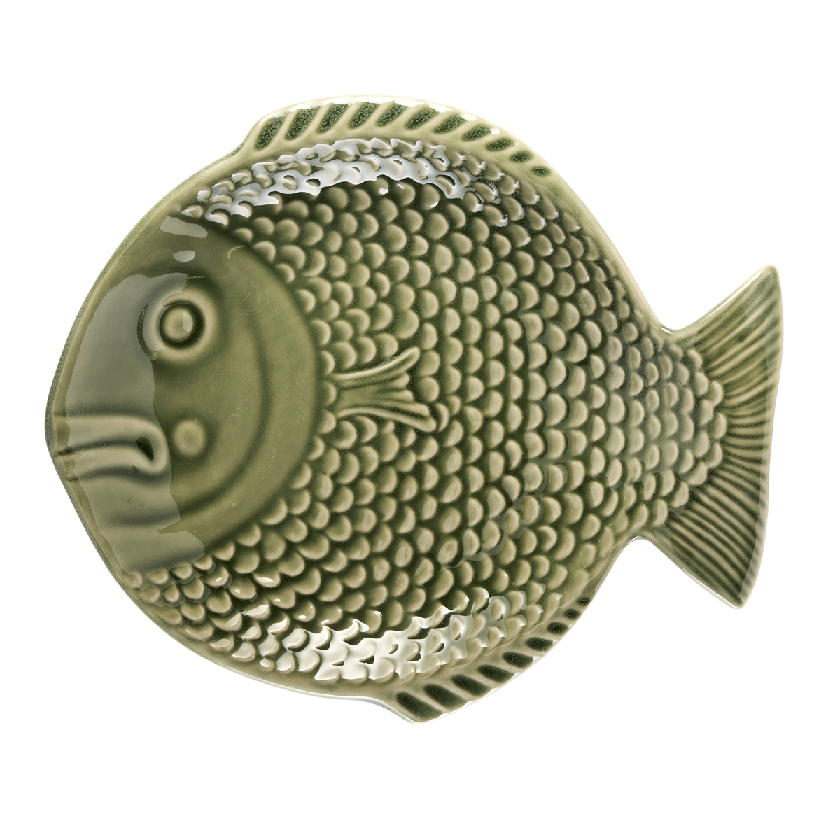 Stoneware fish tray