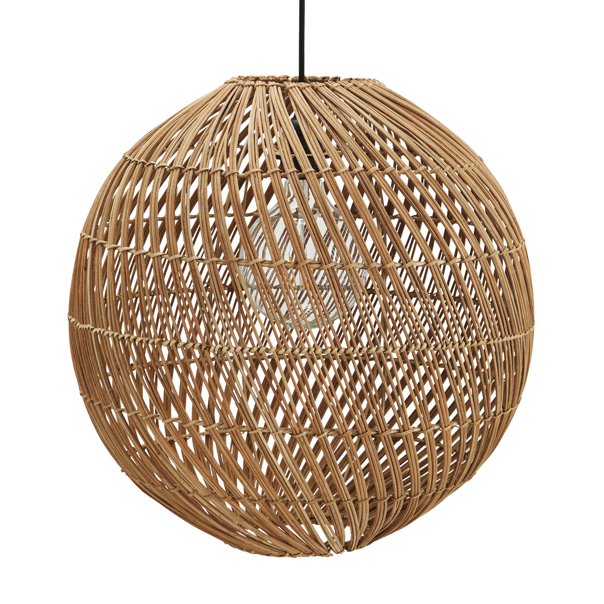 Rattan ceiling lamp