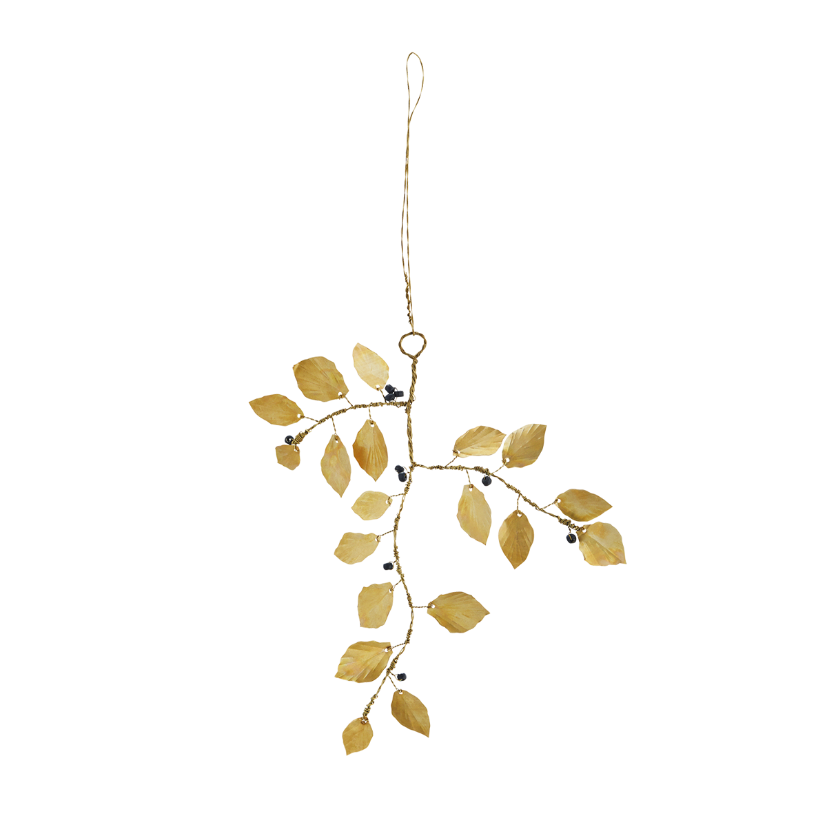 Brass branch w/ beads