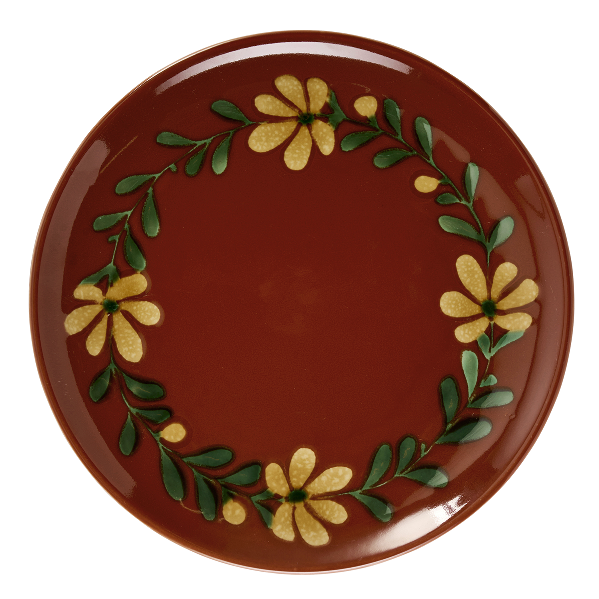 Hand-painted dinner plate