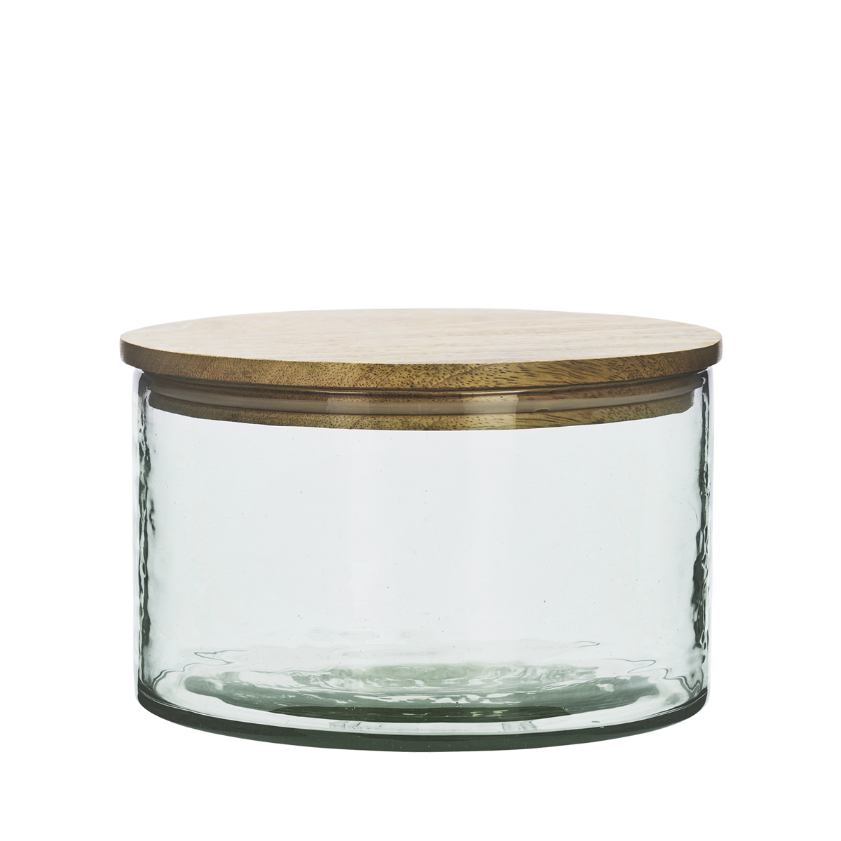 Glass jar w/ wooden lid
