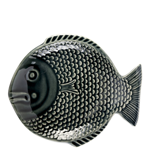 Stoneware fish tray