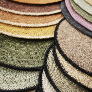 Oval seagrass placemat