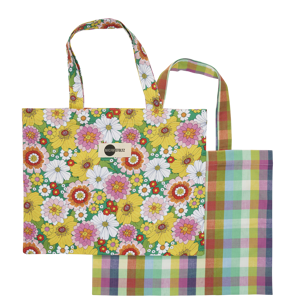 Printed cotton tote bag