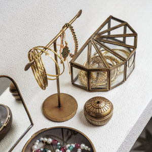 Hand forged jewellery stand