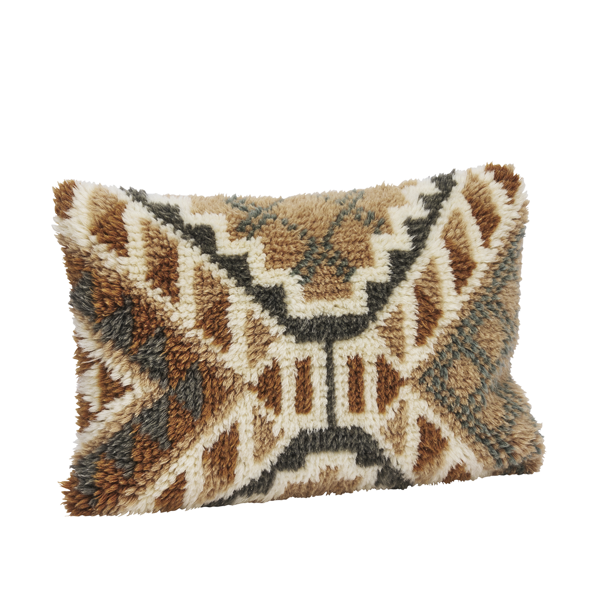 Hand woven wool cushion cover