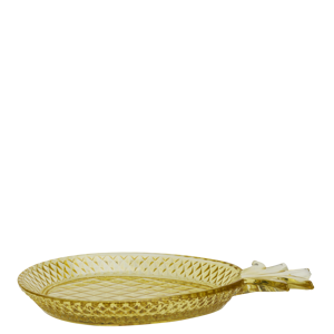 Glass pineapple tray