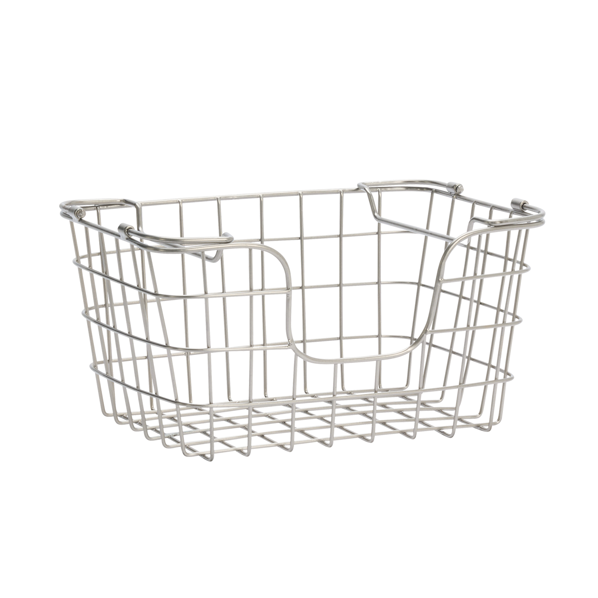Stackable iron wire basket