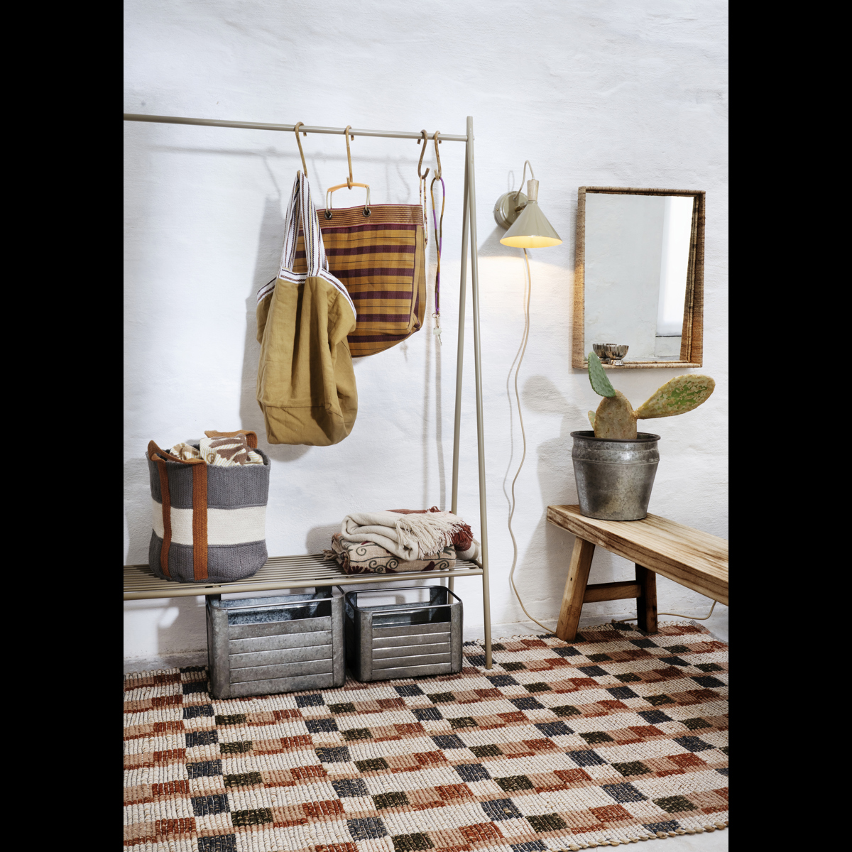 Square galvanized boxes