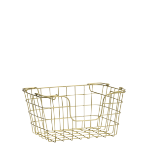 Stackable iron wire basket