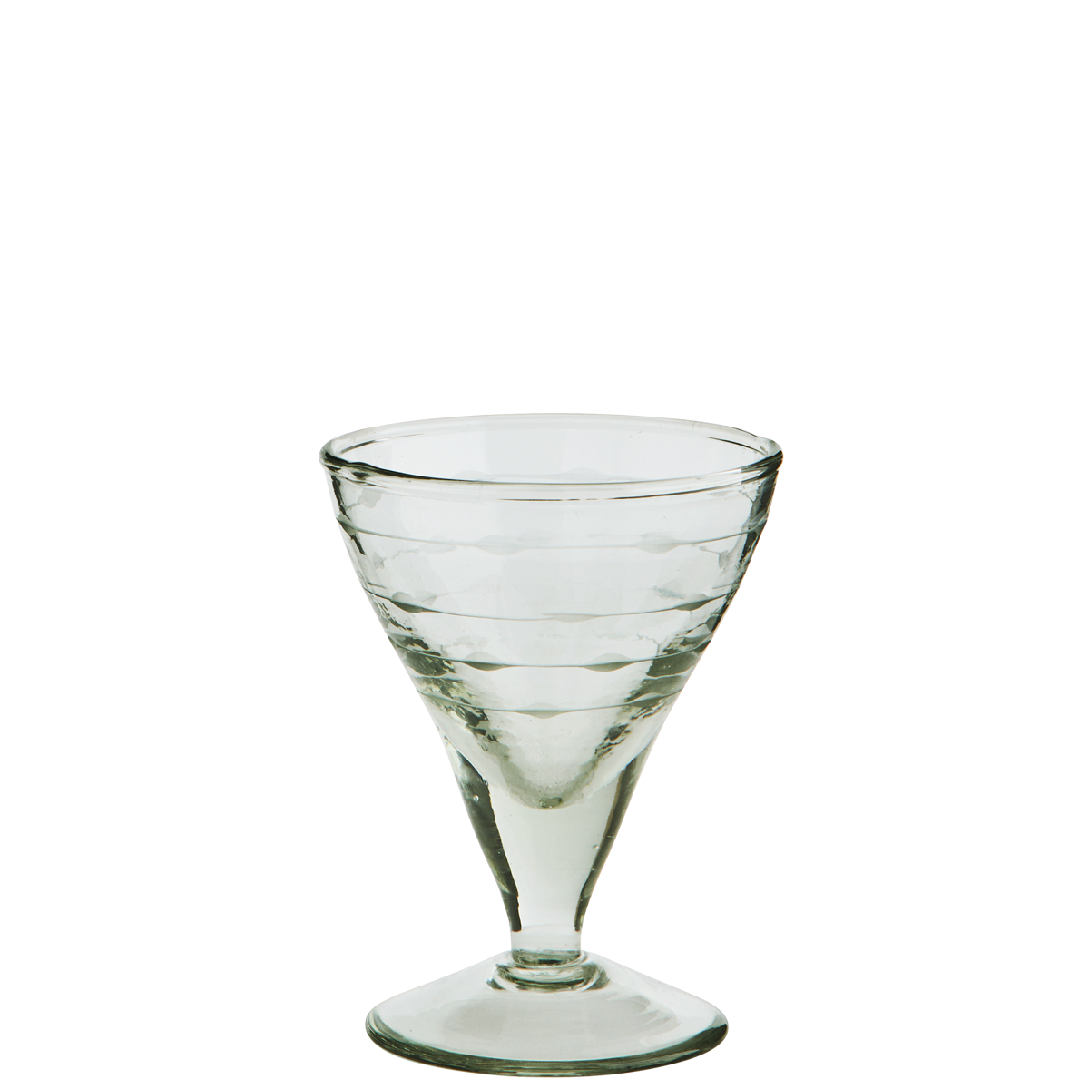 Cocktail glass w/ cutting