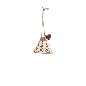 Hanging terracotta bell