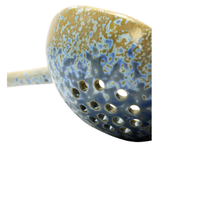 Stoneware serving spoon